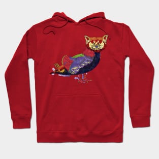 Fire fox. Little red panda and duck. Another cosmo series Hoodie